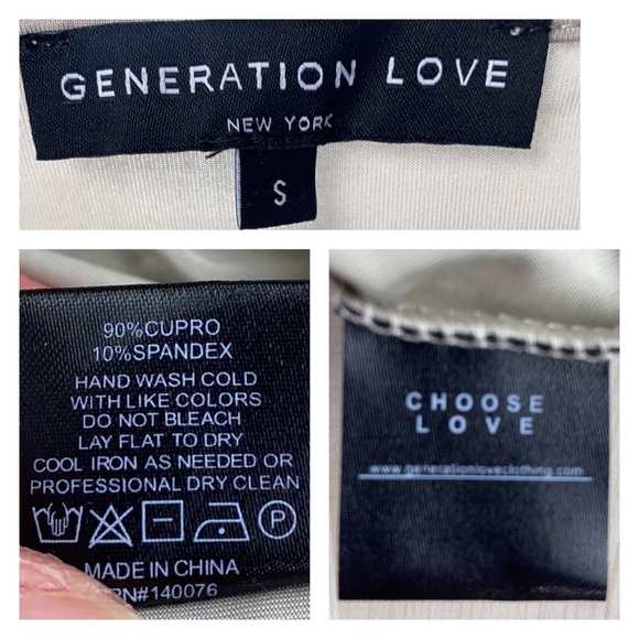GENERATION LOVE Kylie Knot Top Tan NWOT Small - Picture 10 of 10